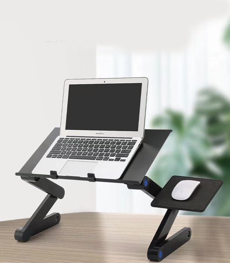 Aluminum folding laptop stand with dual cooling fans - photo 6
