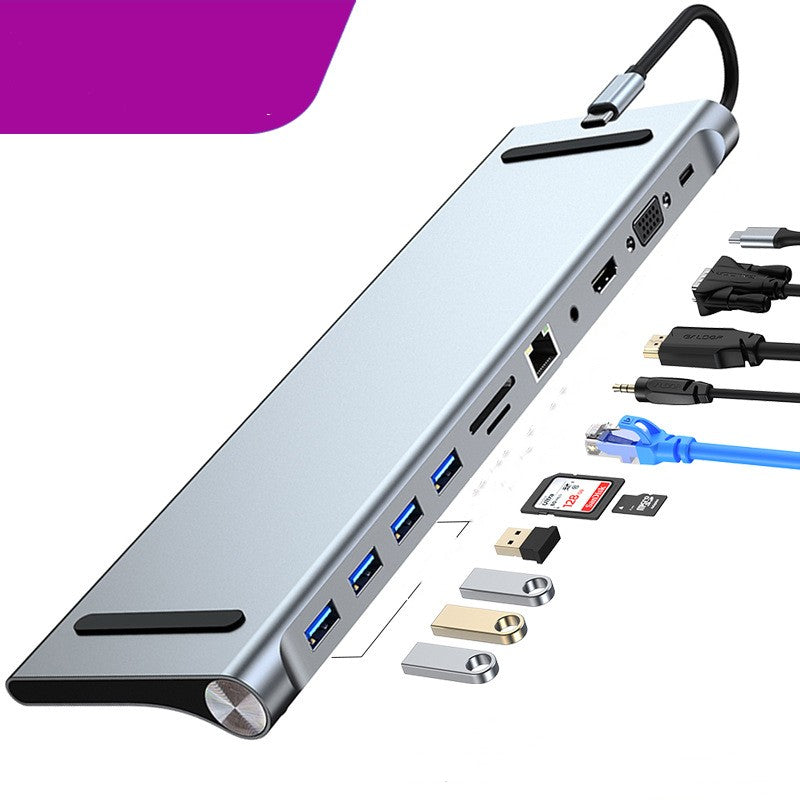 11-in-1 USB-C hub docking station - photo 1