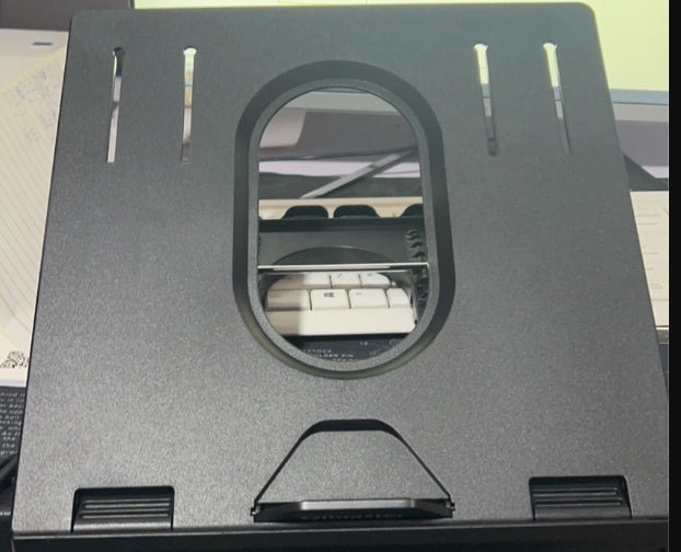 Foldable laptop stand with cooling vents - photo 7