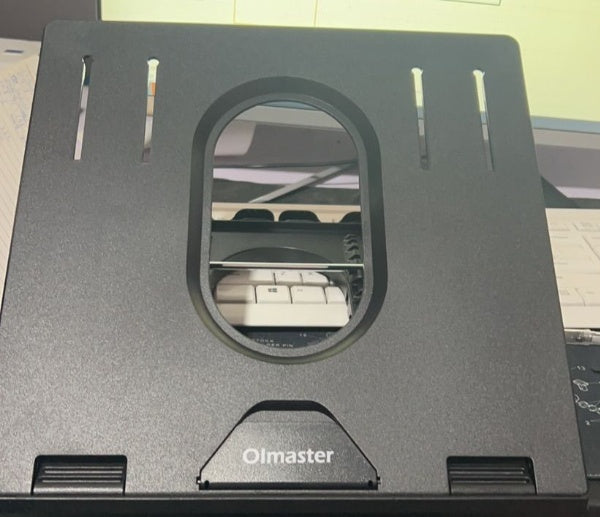Foldable laptop stand with cooling vents - photo 5